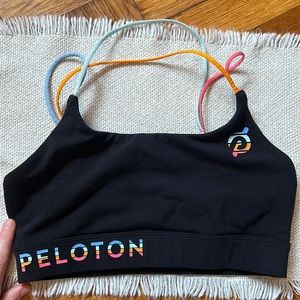 Peloton size small color strap sports bra